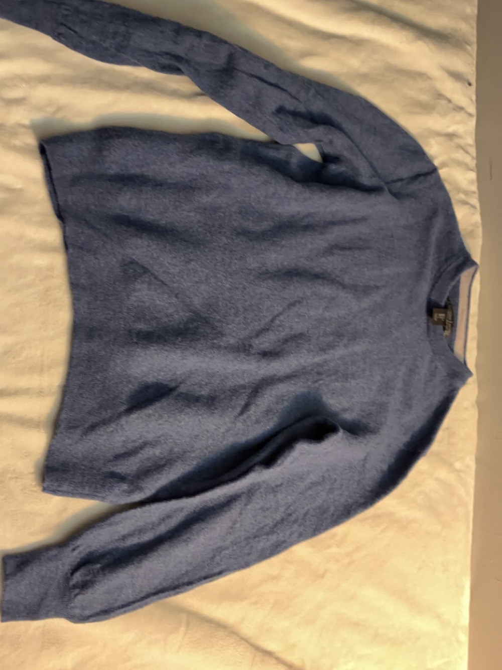 Christian Lacroix Men's Crewneck Sweater in Heather Blue